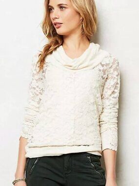 Anthropologie Lilka Lace Top